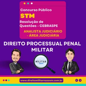 Imagem de capa para o Curso online REVISAÇO de Direito Processual Penal Militar (DPPM) do DMZOOM