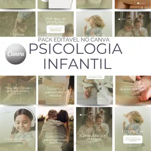Imagem do curso PACK CANVA EDITÁVEL PSICOLOGIA INFANTIL 