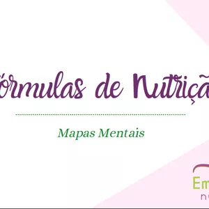 Imagem de capa para o Ebook Fórmulas de Nutrição - Material de Bolso