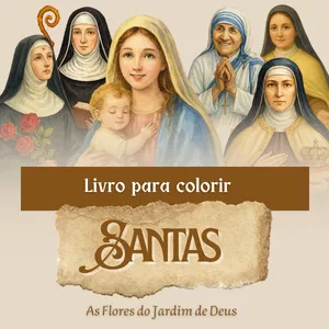 Imagem de capa para o Ebook Santas – As Flores do Jardim de Deus – PDF