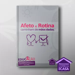 Imagem de capa para o Ebook Afeto e Rotina Caminham de Mãos Dadas
