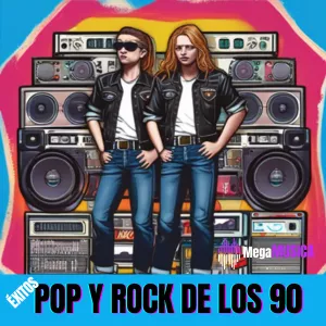 Imagen de portada para Ebook Éxitos del Pop y Rock de los 90