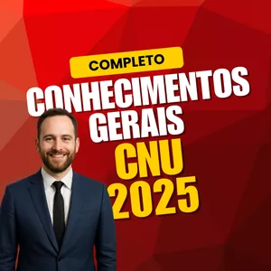 Imagem de capa para o Curso online Conhecimentos Gerais para CNU 2025 - Curso Completo