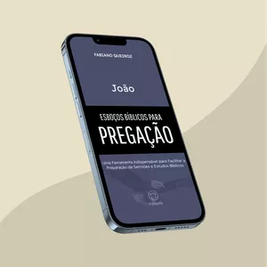 Imagem de capa para o Ebook Esboços Bíblicos Para Pregação - João