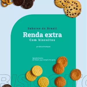 Imagem de capa para o Ebook Renda Extra com Biscoitos 