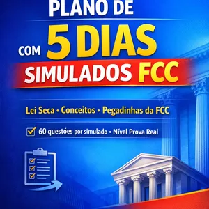 Imagem de capa para o Ebook Estude como a FCC Cobra: Simulados MP-SE