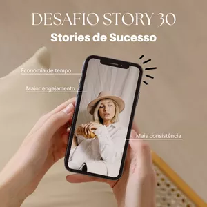 Imagem de capa para o Curso online Desafio Story 30 - Stories de Sucesso