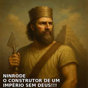 Imagem de capa para o Ebook Esboço de mensagem tema ;  Ninrode o construtor de um império sem Deus!!!