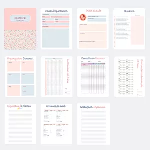 Imagem de capa para o Ebook Planner Gestacional (Especial para Grávida)