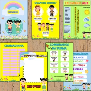 Imagem de capa para o Ebook Kit Sala de Aula Crianças