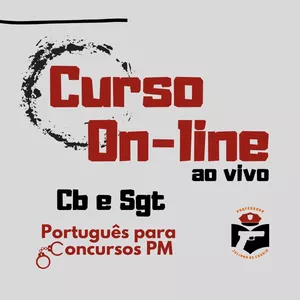 Imagem de capa para o Curso online Português concursos PM - Cb e Sgt
