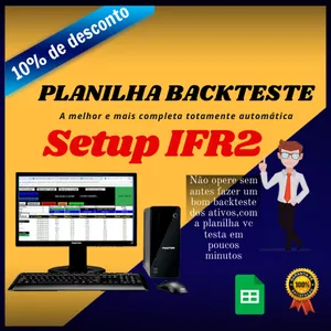 Imagem de capa para o Curso online Planilha de Backteste IFR2