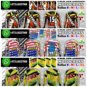 Imagen de portada para Curso online Mega pack 100 diseños de jersey motocross