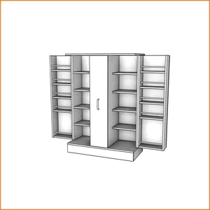 Imagen de portada para Ebook K174 - Plano de alacena de cocina