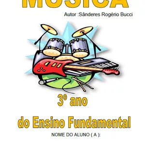 Imagem de capa para o Ebook Música 3º ano do ensino fundamental I