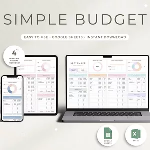 Cover image for Ebook Simple budget 