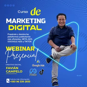 Imagen de portada para Curso online Cursos de marketing digital y Google ads para redes sociales 