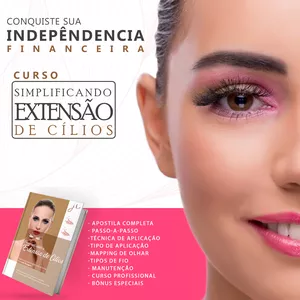 Imagem de capa para o Ebook Simplificando a Extensão de Cílios