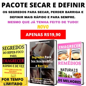 Imagem de capa para o Ebook PACOTE SECAR, PERDER BARRIGA  E DEFINIR MAIS RÁPIDO