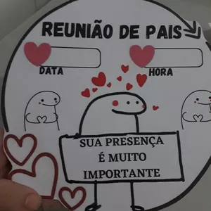 Imagem de capa para o Ebook Lembrete Reunião de Pais ✏️