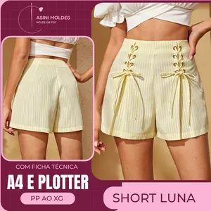 Imagem de capa para o Curso online SHORT LUNA - Molde em PDF