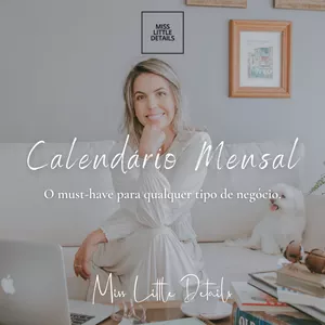 Imagem de capa para o Ebook Calendário Mensal para Imprimir A3