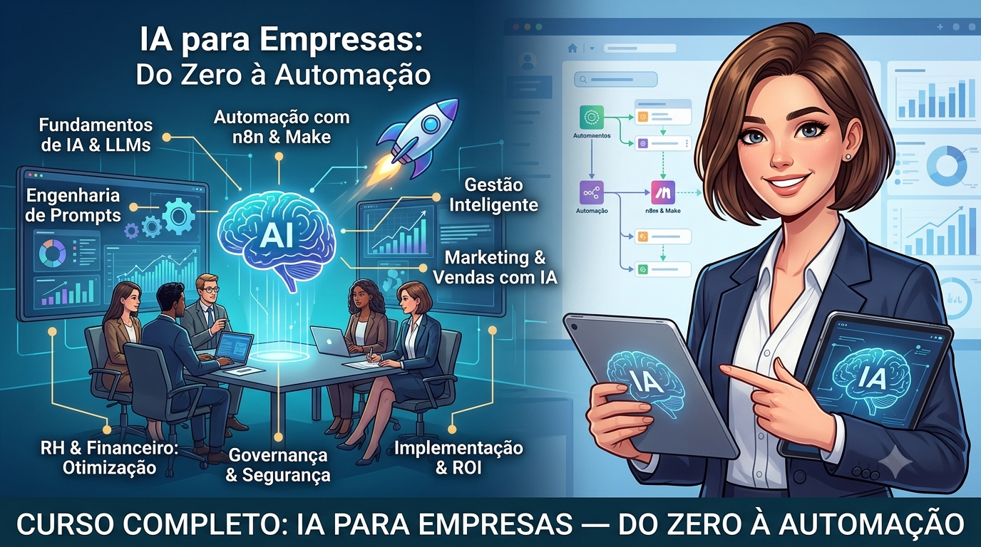 Imagem do curso IA para Empresas — Do Zero à Automação