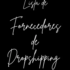Imagem de capa para o Ebook Lista de fornecedores de Dropshipping 