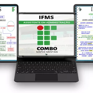 Imagem de capa para o Curso online COMBO IFMS: Assistente em Administração. 