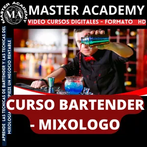 Imagen de portada para Curso online CURSO DE BARTENDER -MIXÓLOGO ON LINE.