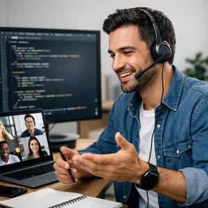 Imagem do curso english4devs - Meetings