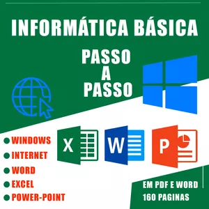 Imagem de capa para o Ebook Curso de Informática Básica em ( PDF E WORD 160 Paginas ).
