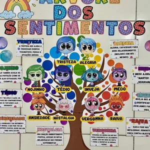 Imagem de capa para o Ebook Árvore dos Sentimentos 🌳🌈