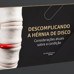 Imagem de capa para o Ebook Descomplicando a Hérnia de Disco