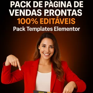 Imagem do curso Página de Vendas Prontas  100% editáveis Pack Templates Elementor