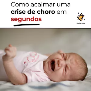 Imagem de capa para o Ebook Como acalmar uma crise de choro em segundos