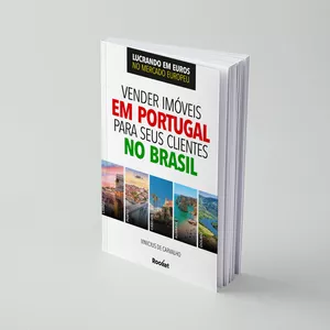 Imagem de capa para o Ebook Lucrando em Euros no mercado europeu: vender imóveis em Portugal para seus clientes no Brasil