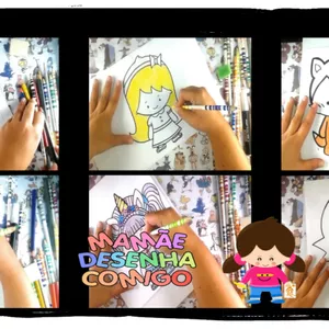 Imagem do curso Método Mamãe Desenha Comigo - Aprenda a Desenhar de Maneira rápida e Divertida!!
