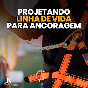 Imagem de capa para o Ebook Projetando Linha de vida para Ancoragem