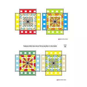 Imagem de capa para o Ebook Tabuleiro da multiplicação e divisão