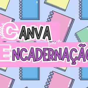 Imagem de capa para o Curso online CANVA PARA ENCADERNAÇÃO