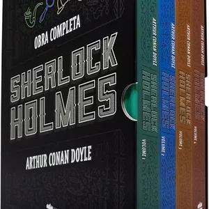 Imagem de capa para o Ebook Sherlock Holmes – A Obra Completa em Português (Edição Digital Limitada)