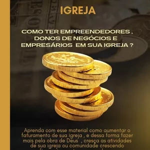 Imagem do curso Cresça o faturamento de sua igreja em até 89 % , isso ajudará o trabalho de expansão do Reino de Deus .