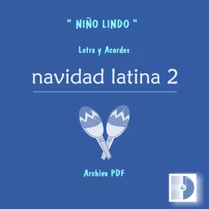 Imagen de portada para Ebook Niño Lindo - Letra y Acordes (3 Versiones)