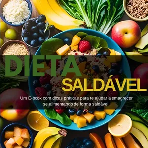 Imagem de capa para o Ebook Dieta e Alimentação Saldável