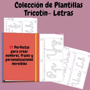 Imagen de portada para Ebook Plantillas Exclusivas para Tricotin - Letras