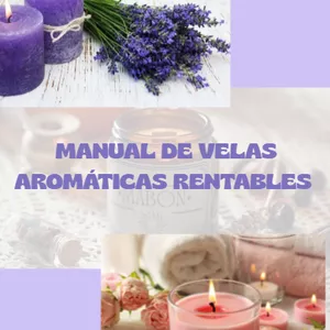 Imagen de portada para Ebook  Manual de Velas Aromáticas Rentables