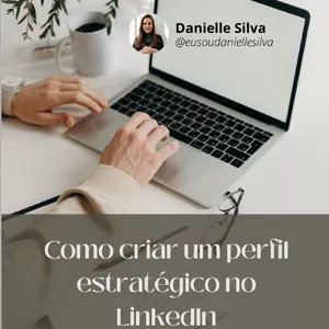 Imagem de capa para o Ebook e-book Como criar um perfil estrategico no LinkedIn