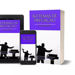 Imagem de capa para o Ebook 163 TEMAS PARA PREGAÇÃO