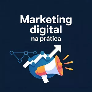Imagem de capa para o Ebook Marketing Digital na Prática